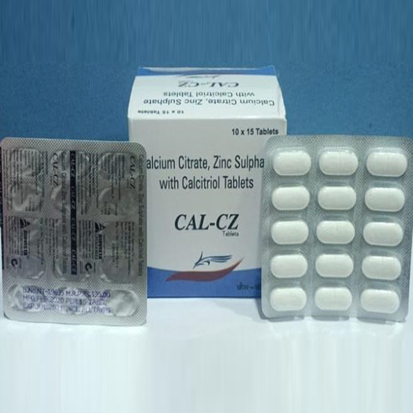 Product Name: B Rich, Compositions of B Rich are Calium Citrate, Zinc Sulphate with Calcitriol Tablets - Biovista Lifesciences