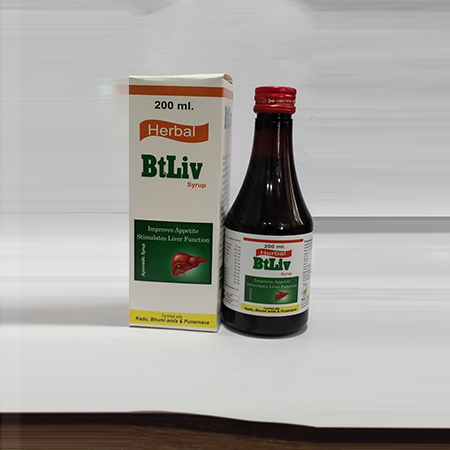 Product Name: BtLiv, Compositions of are An Ayurvedic Proprietary Medicine - Biotanic Pharmaceuticals