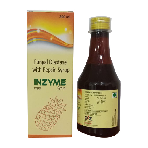 Product Name: INZYME, Compositions of INZYME are Fungal Diastase With Pepsin Syrup  - Access Life Science