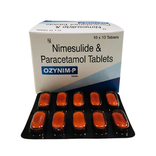 Product Name: OZYNIM P, Compositions of OZYNIM P are Nimesulide & Paracetamol Tablets - Zatropha Pharma