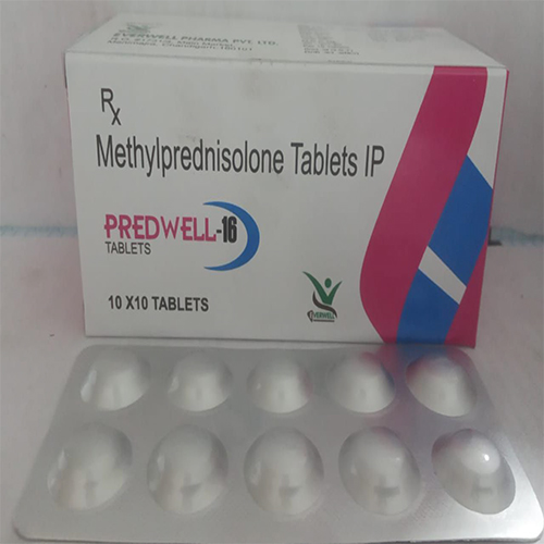 Product Name: PREDWELL 16 , Compositions of PREDWELL 16  are Methylprednisolone Tablets IP  - Orange Biotech Private Limited