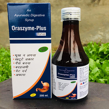 Product Name: Oraszyme Plus, Compositions of An Ayurvedic Proprietary Medicines. are An Ayurvedic Proprietary Medicines. - Sykus Pharmaceuticals Private Limited