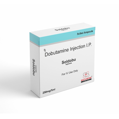 Product Name: SOLDOBU, Compositions of SOLDOBU are Dubutamine Injection I.P. - Health Biotech Limited