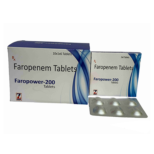 Product Name: Faropower 200, Compositions of Faropower 200 are Faropenem Tablets - Zerdia Healthcare Private Limited