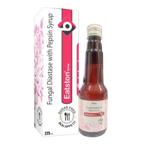 Product Name: EATSTON, Compositions of Fungal Diastase With Pepsin Syrup  are Fungal Diastase With Pepsin Syrup  - Biopolis Lifesciences Private Limited