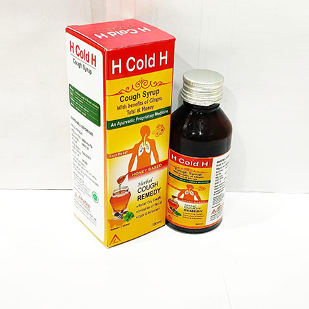 Product Name: H cold H, Compositions of Honey Cough Syrup are Honey Cough Syrup - Arvoni Lifesciences Private Limited