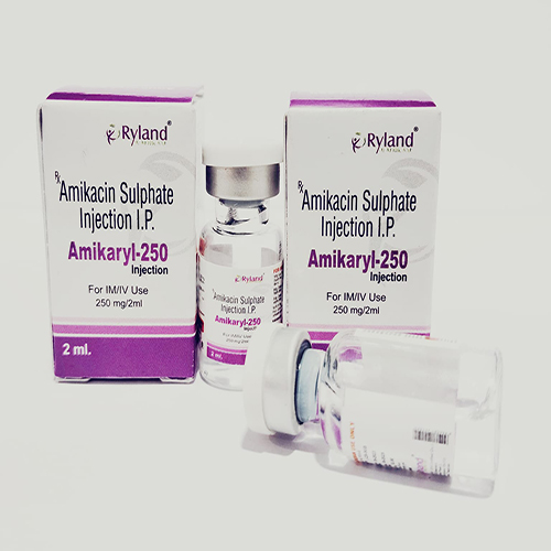 Product Name: Amikaryl, Compositions of Amikaryl are Amikacin Sulphate Injection I.P. - Ryland Health Care