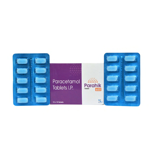 Product Name: Parahik, Compositions of Parahik are Paracetamol Tablets I.P - Hikona Lifesciences