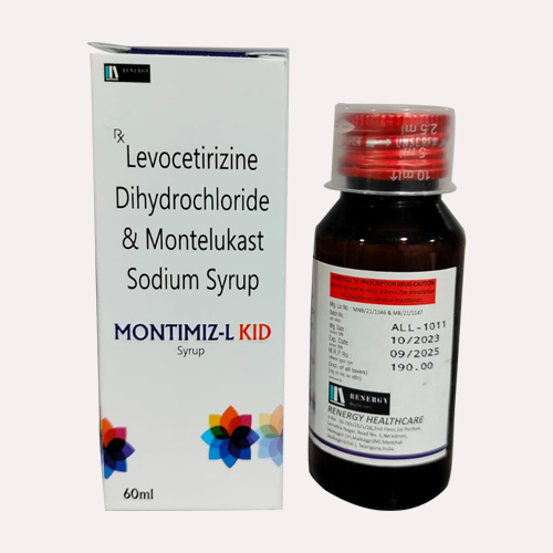 Product Name: MONTIMIZ L KID, Compositions of Levocetirizine Dihydrochloride & Montelukast Sodium Syrup are Levocetirizine Dihydrochloride & Montelukast Sodium Syrup - Access Life Science