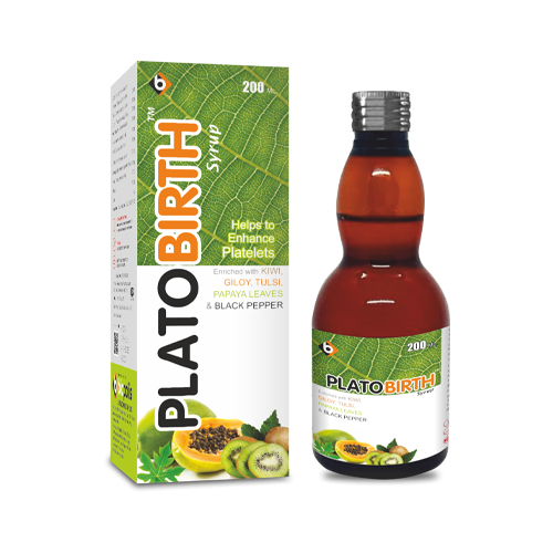 Product Name: PLATOBIRTH, Compositions of PLATOBIRTH are Helps to Enhance Platelets Enched with KIWI, GILOY, TULSI, PAPAYA LEAVES & BLACK PEPPER - Biopolis Lifesciences Private Limited