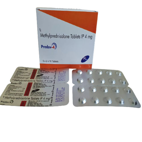 Product Name: Predov 4, Compositions of Methylprednisolone are Methylprednisolone - Mondove Biotech Pvt Ltd