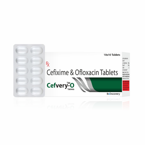 Product Name: Cefvery O, Compositions of Cefvery O are Cefixime & Ofloxacin Tablets - Biodiscovery Lifesciences Private Limited