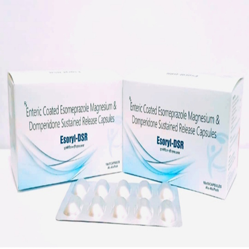 Product Name: Esoryl DSR, Compositions of Enteric Coated Esomeprazole Magnesium & Domperidone Sustaned Release Capsules are Enteric Coated Esomeprazole Magnesium & Domperidone Sustaned Release Capsules - Ryland Health Care