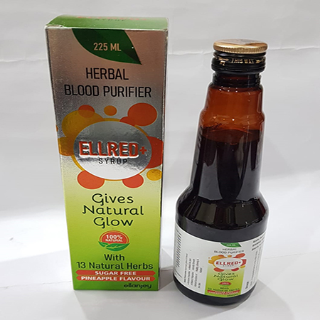 Product Name: Ellred, Compositions of Ellred are Herbal Blood Purifier - Ellanjey Lifesciences