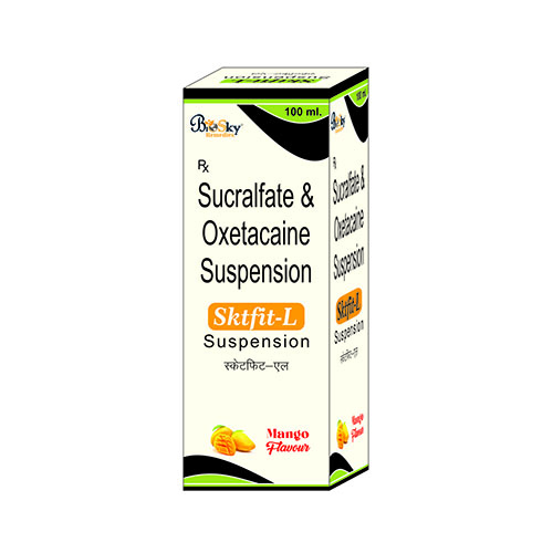 Product Name: Sktfit L, Compositions of Sktfit L are Sucralfate & Oxetacaine Supension - Biosky Remedies