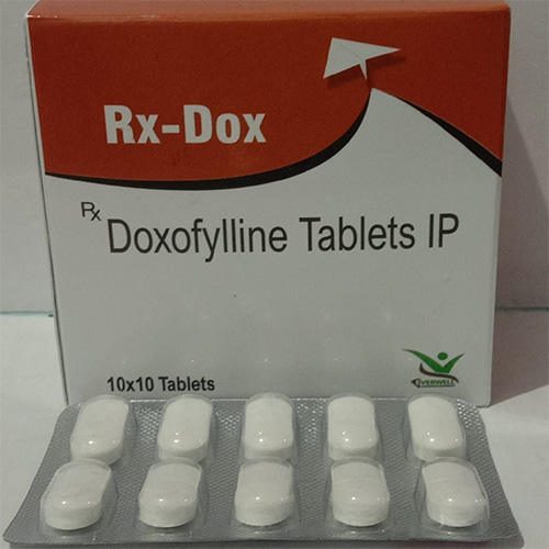 Product Name: Rx Dox , Compositions of Rx Dox  are Doxofylline Tablets IP  - Everwell Pharma Private Limited