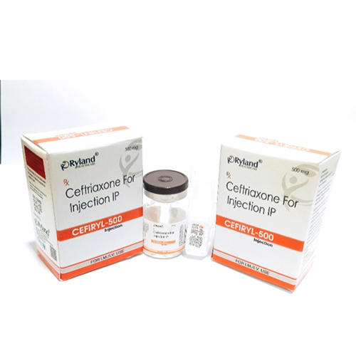 Product Name: Cefiryl 500, Compositions of Cefiryl 500 are Ceftriaxone For Injection IP  - Ryland Health Care