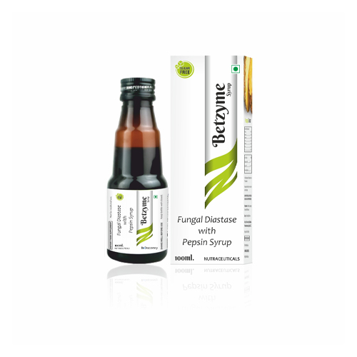 Product Name: Betzyme, Compositions of Betzyme are Fungal Diastase with Pepsin Syrup - Biodiscovery Lifesciences Private Limited