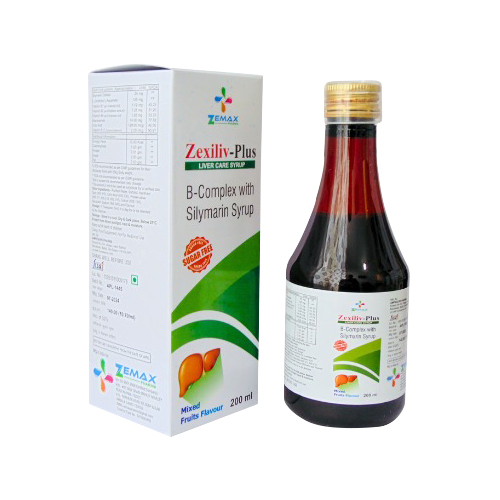 Product Name: Zexiliv Plus, Compositions of Zexiliv Plus are B-Complex with Silymarin Syrup - Zemax Pharma