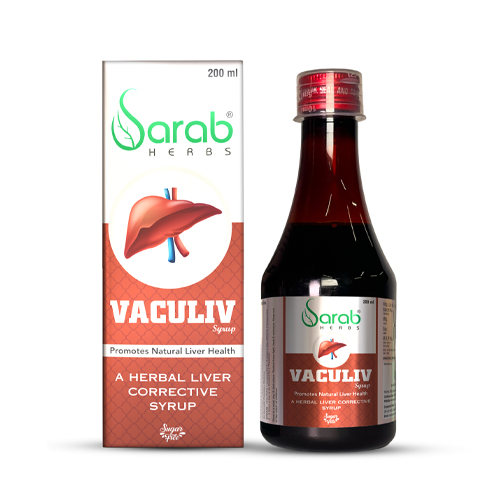 Product Name: VACULIV, Compositions of VACULIV are A Herbal Liver Corrective Syrup  - EthixElite Lifesciences Private Limited