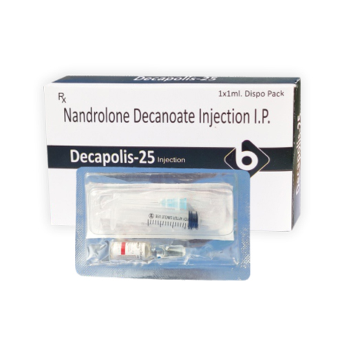 Product Name: DECAPOLIS 25, Compositions of Nandrolone Decanoate Injectoin I.P. are Nandrolone Decanoate Injectoin I.P. - Biopolis Lifesciences Private Limited