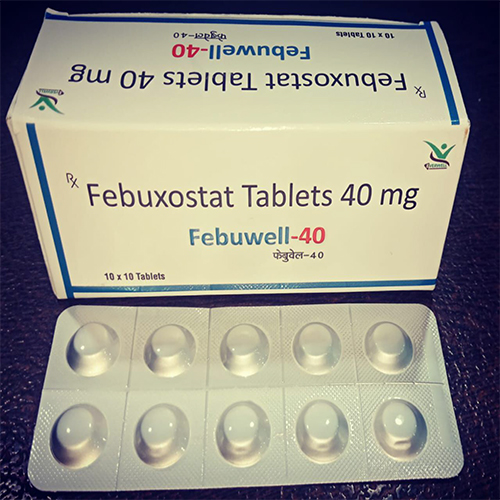 Product Name:   Febuwell 40 , Compositions of   Febuwell 40  are Febuxostat Tablets 40 mg  - Orange Biotech Private Limited