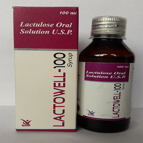 Product Name: LACTOWELL 100  Syrup , Compositions of LACTOWELL 100  Syrup  are  Lactulose Oral Solution U.S.P - Orange Biotech Private Limited