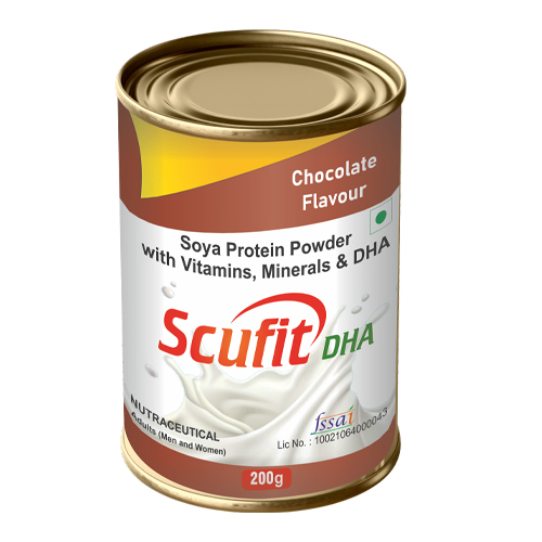 Product Name: SCUFIT  DHA, Compositions of Soya Protein Powder With Vitamins, ,Minerals & DHA are Soya Protein Powder With Vitamins, ,Minerals & DHA - Biopolis Lifesciences Private Limited