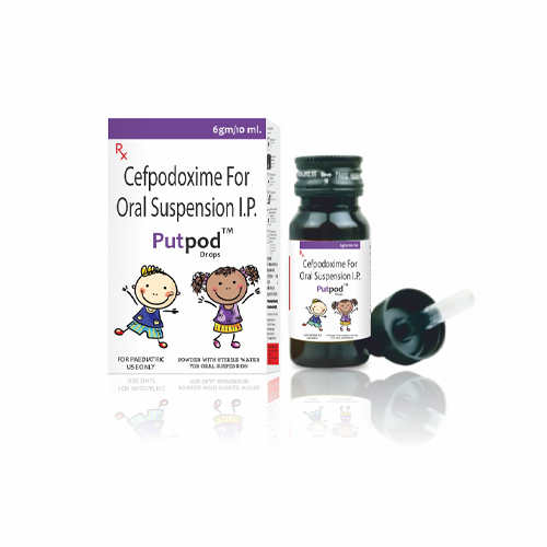 Product Name: Putpod, Compositions of Putpod are Cefpodoxime For Oral Suspension I.P. - Biodiscovery Lifesciences Private Limited