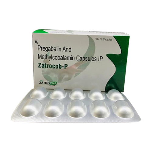 Product Name: Zatrocob P, Compositions of are Pregabalin And Methylcobalamin Capsules IP - Zatropha Pharma