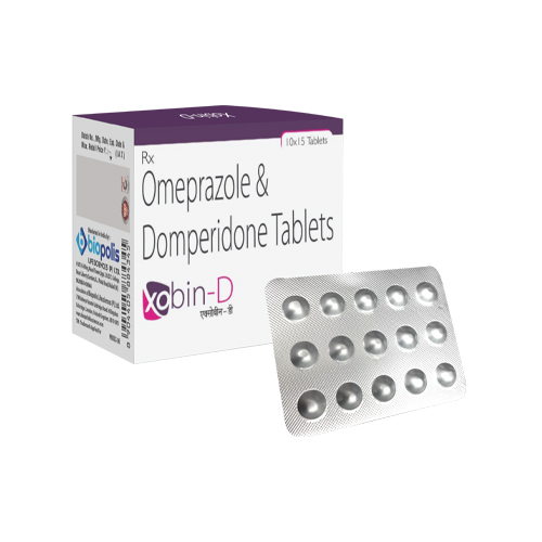 Product Name: XOBIN D, Compositions of XOBIN D are Omeprazole & Domperidone Tablets - Biopolis Lifesciences Private Limited