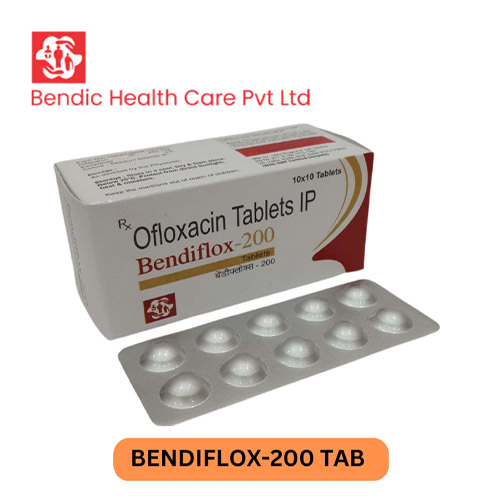 Product Name: BENDIFLOX 200, Compositions of Ofloxacin Tablets IP   are Ofloxacin Tablets IP   - Bendic Healthcare Private Limited