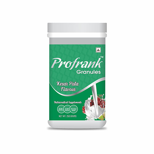 Product Name: Profrank, Compositions of Profrank are Kesar Pista Flavour - Biofrank Pharmaceuticals India Private Limited