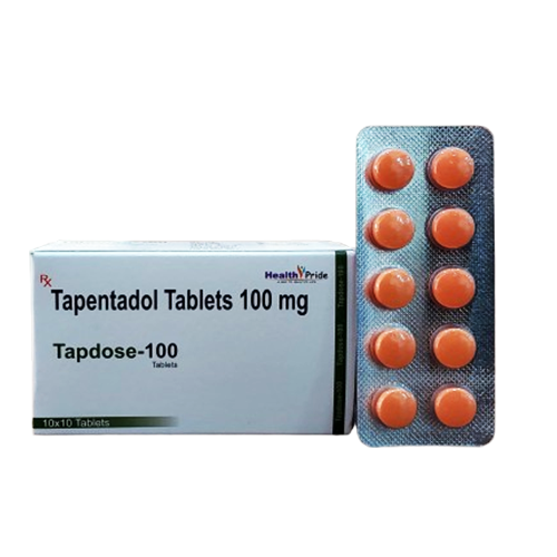 Product Name: TAPDOSE 100, Compositions of TAPDOSE 100 are Tapentadol Tablets 100mg  - Health Pride