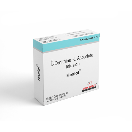 Product Name: HOSLOL, Compositions of HOSLOL are L-Ornithine - L - Aspartate Infusion - Health Biotech Limited