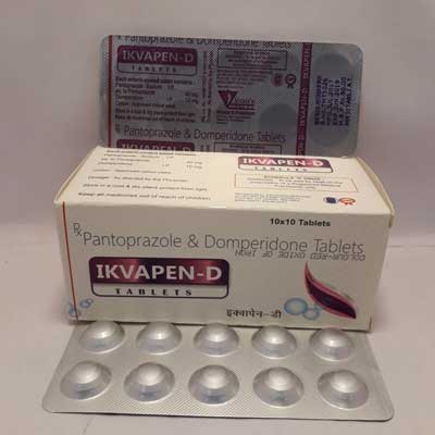 Product Name: Ikvapen D, Compositions of Ikvapen D are Pantoprazole and Domperidone Tablets - Ikvans Pharma