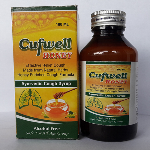 Product Name: Cufwell HONEY , Compositions of Cufwell HONEY  are Effective Relief Cough  Made from Natural Herbs  Honey Enriched Cough Formula  - Orange Biotech Private Limited