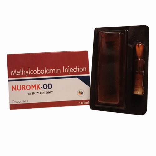 Product Name: NUROMK OD, Compositions of Methylcobalamin Injection are Methylcobalamin Injection - MK Healthcare