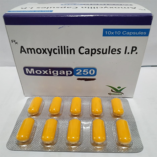 Product Name: Moxigap  250, Compositions of Moxigap  250 are Amoxycillin Capsules I.P - Orange Biotech Private Limited