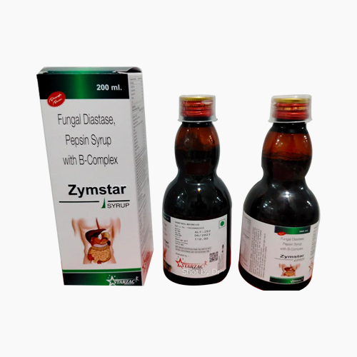 Product Name: ZYMSTAR, Compositions of ZYMSTAR are Fungal Diastase, Pepsin Syrup With B-Complex - Access Life Science