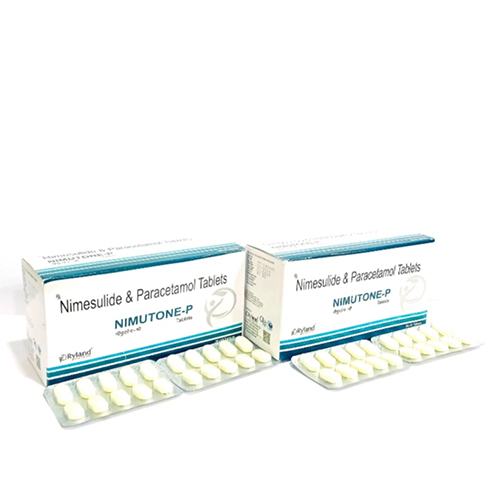 Product Name: Nimutone  p, Compositions of Nimesulide & Paracetamol Tablets  are Nimesulide & Paracetamol Tablets  - Ryland Health Care