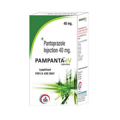 Product Name: Pampanta IV, Compositions of Pampanta IV are Pantoprazole  injection 40 mg - SB LIFESCIENCES