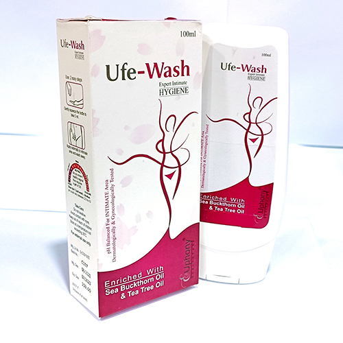 Product Name: Ufe Wash, Compositions of Ufe Wash are Enriched With Sea Buckthorn Oil & Tea Tree Oil - Euphony Healthcare