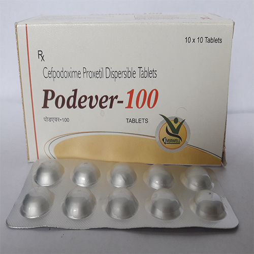 Product Name: Podever 100 , Compositions of Podever 100  are Cefpodoxime Proxetil Dispersible Tablets  - Orange Biotech Private Limited