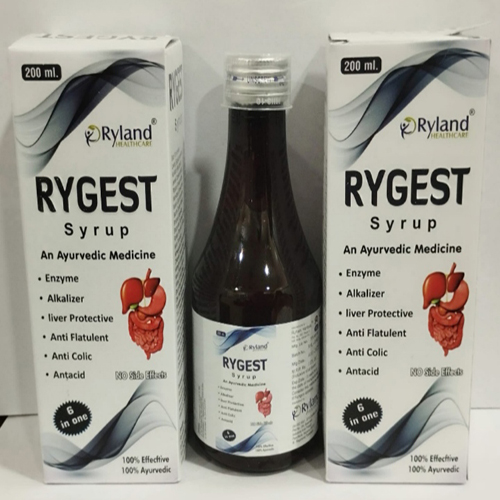 Product Name: Rygest, Compositions of Rygest are An Ayurvedic Medicine - Ryland Health Care