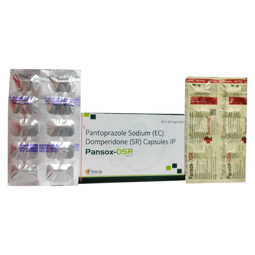 Product Name: PANSOX DSR, Compositions of Pantoprazole Sodium (EC) Domperidone (SR) Capsules IP are Pantoprazole Sodium (EC) Domperidone (SR) Capsules IP - Access Life Science