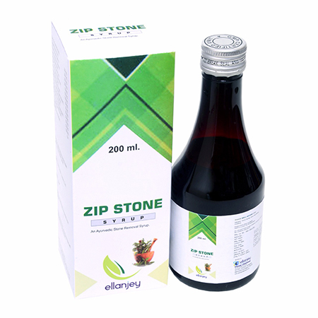 Product Name: Zip Stone, Compositions of Zip Stone are An Ayurvedic Stone Syrup - Ellanjey Lifesciences