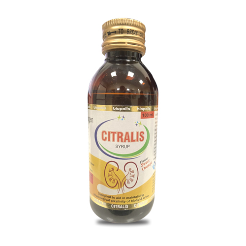 Product Name: CITRALIS, Compositions of CITRALIS are Designed to aid in maintaining physiological alkalinity of blood & urine - Biopolis Lifesciences Private Limited