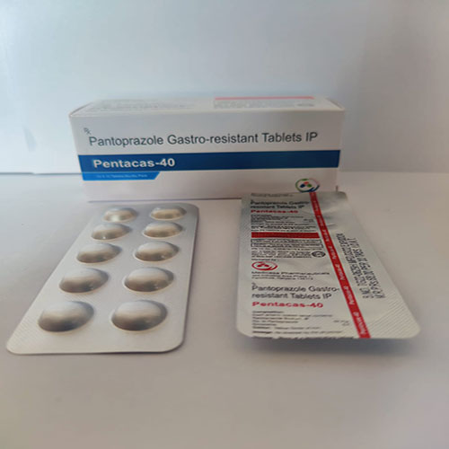 Product Name: Pentacas 40, Compositions of Pentoprazole Gastro-resistant Tablets Ip are Pentoprazole Gastro-resistant Tablets Ip - Medicasa Pharmaceuticals