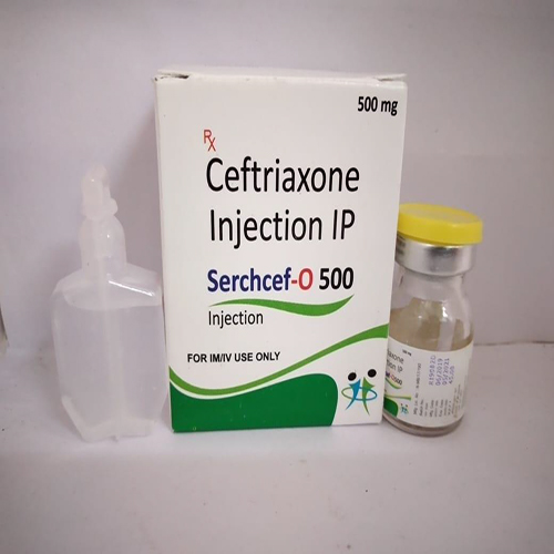 Product Name: Serchcef O 500, Compositions of Serchcef O 500 are Ceftriaxone Injection IP - Healthserch Pharma LLP